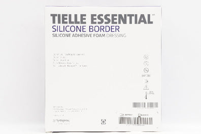 Systagenix TLESB1515U Tielle Essential Sil Border Adhesive Foam Dressing-Boxof10